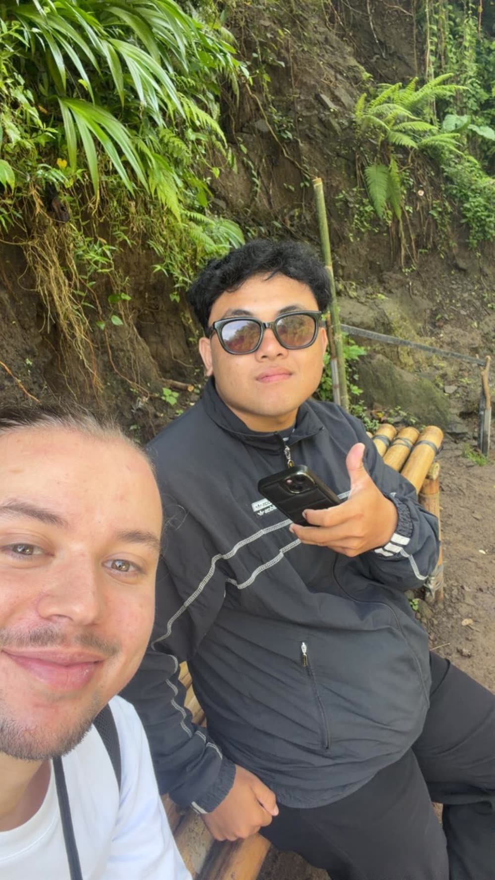 Arya with happy guests in Bali